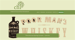 Desktop Screenshot of childrenshumanitarian.org